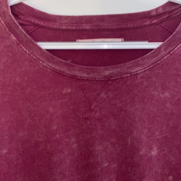 Free People Sweet Myrtle Oversized Vintage Wash LS tee, size S, pre-loved - Picture 7 of 13